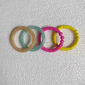 Pulsera de resina epoxi de nuevo estilo de calidad superior estándar Cuentas de resina exageradas Ropa de fiesta o regalo Brazaletes de tubo de resina epoxi - Product Image 6