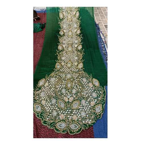 Tela de Dirac somalí con cuentas hecha a mano para trabajo pesado para vestidos de boda y fiesta - Product Image 5