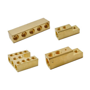 Precision Threaded Brass Connector for Secure Panel Mounting and Reliable Electrical <b>Termination</b> Applications - Product Image 1