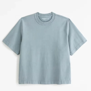 Wholesale Supplier <b>T</b>-<b>shirt</b> Box Oversized <b>T</b>-<b>shirts</b> Streetwear <b>Heavy</b> Weight 100% Cotton Boxy Fit Cropped <b>T</b> <b>Shirt</b> For Men - Product Image 3