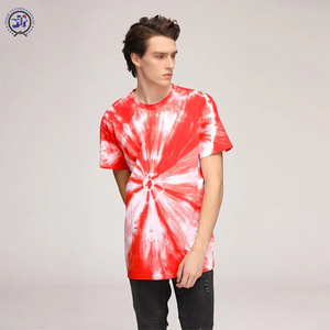 Producto caliente Tie Dye Shirt T Shirt Oversized Streetwear Impresión personalizada T-shirt Tie Dye T Shirts Oversized - Product Image 3