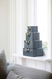 Joyero de madera lacado de lujo con mango de libélula elegante organizador de almacenamiento de alto brillo hecho a mano para decoración del hogar OEM ODM - Product Image 5