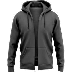 Nouveaux sweats à capuche zippés pour hommes 100% coton, respirants, séchage rapide, avec impression numérique, teinture unie, différentes tailles, pour l'hiver - Product Image 2