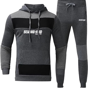 Chándal con logotipo personalizado Sudadera con capucha para hombre Sudadera con capucha gruesa para hombre Sudadera con capucha de alta calidad Logotipo personalizado para hombre Chándal - Product Image 2