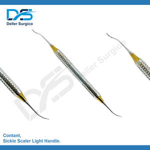 Escalador de Hoz, mango de luz, fabricante de instrumentos quirúrgicos dentales, acero inoxidable de alta calidad, Pakistán - Product Image 2