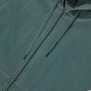 Sweat à capuche zippé personnalisé en gros 2025, design et couleur personnalisés, sweat à capuche respirant avec fermeture éclair, 100% coton molletonné, sweat à capuche zippé unisexe - Product Image 4