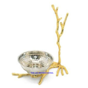 Awesome Quality Classic Style Designer Stand <b>Silver</b> Color Round Decorative <b>Bowl</b> Home Kitchen Accessories Hand Made <b>Bowl</b> - Product Image 1