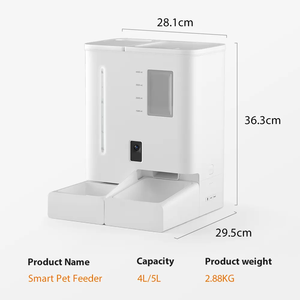 Alimentador automático de mascotas y dispensador de agua Alimentador inteligente de doble función - Product Image 4