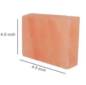 하이 퀄리티 천연 히말라야 핑크 소금 벽돌 스퀘어 블록 파키스탄 핑크 히말라야 소금 벽돌 벽 히말라야 소금 타일