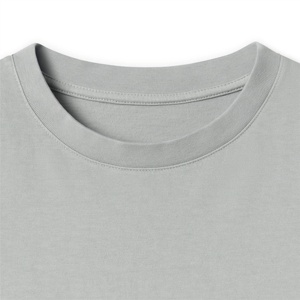 T-shirt avec logo personnalisé 100% coton T-shirt exquis confortable de haute qualité T-shirt pour hommes en éponge française coupe ample - Product Image 3