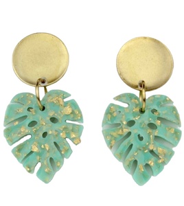 Boucles d'oreilles créoles tendance et élégantes noires, style bohème, bijoux fantaisie fantaisie avec perles pendantes, ANEES HANDICRAFTS, unisexe - Product Image 5