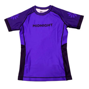 2025 unisexe à manches courtes MMA Rash Guard personnalisé imprimé Compression BJJ chemise technologie OEM pour hommes et adultes - Product Image 1
