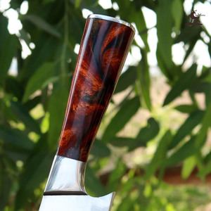 Couteau de chef ultra tranchant 2025 Premium couteau de chef de cuisine en acier inoxydable à haute teneur en carbone de qualité supérieure avec manche en bois Pakka - Product Image 6