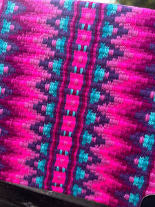 Western Show Horse Saddle Blanket Diseño de Nueva Zelanda Manta de sillín de lana hecha a mano Top Wool Saddle Pad Size - Product Image 4