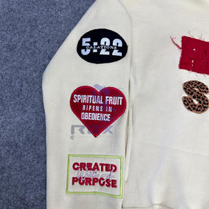 Top vente votre propre logo le plus demandé fermeture éclair à capuche bouffée imprimé fabriqué en usine pas cher prix sweats à capuche hommes sweats à capuche - Product Image 5