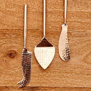 Manche en bois en acier inoxydable Ensemble de couverts nouveau design Vaisselle tactile argentée polie Ensemble de couverts et d'argenterie - Product Image 5