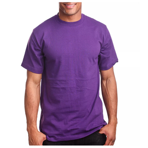 Camiseta de Hombre 100% Algodón Orgánico, Diseño Sólido, Logotipo Personalizado y Tejido de Punto de Color Sólido - Product Image 3