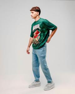 T-Shirt graphique surdimensionné 100% coton de luxe pour hommes impression de citation personnalisée décontracté unisexe mode de rue à la mode tissage non tissé - Product Image 6