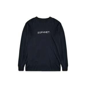 เสื้อยืด Sophnet LS Authentic Logo Tee ผ้าคอตตอนเจอร์ซีย์ 100% สำหรับออกกำลังกาย พิมพ์ลายสกรีน รุ่น SOPH-190161 - Product Image 1