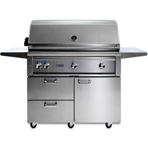 Liquidación: Parrilla Profesional Independiente L42TRFLP de 42 Pulgadas con 1 Trident y Asador Eléctrico, Altura Ajustable - Product Image 1