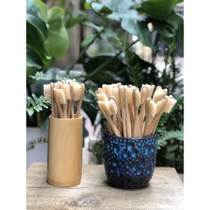 PRECIO BARATO CEPILLO DE DIENTES DE BAMBÚ ECOLÓGICO VIETNAM CEPILLO DE DIENTES DE BAMBÚ DE CERDAS SUAVES TOP TENDENCIA 2024 DE LOTO AZUL - Product Image 6