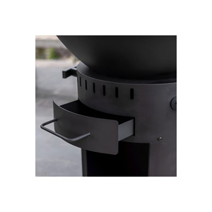Brasero de Hierro Fundido de Gran Diámetro con Parrilla para Barbacoa, Chimenea para Terraza Exterior y Calentador de Jardín para Asados y Cocina con Carbón - Product Image 4