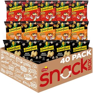 Palomitas de maíz Smartfood, Surtido de Cheddar Blanco y Cheddar Blanco Picante, 0.5 Onzas (Paquete de 40) - Product Image 6