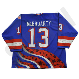 Jersey de Hockey Profesional Personalizado Sublimado Premium de Sibrin para el Equipo de EE. UU. |   Ropa de Hockey sobre Hielo Ecológica de Secado Rápido | 100% Poliéster - Product Image 2