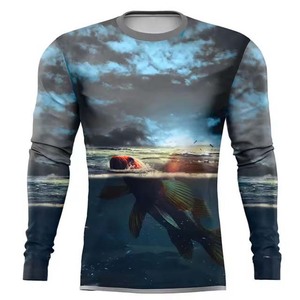 ชุดเสื้อตกปลาผ้าโพลีเอสเตอร์สำหรับผู้ชายชุดเสื้อแขนยาวระบายอากาศได้ดีกันยูวีสำหรับ2025 - Product Image 1