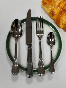 Bạc Bộ Dao Kéo Sang Trọng Chất Lượng Cao 304 Thép Không Gỉ Cắm Trại Dao Kéo Thiết Lập Thiết Kế Cổ Điển Xách Tay Bộ Dao Kéo Cho Nhà - Product Image 4