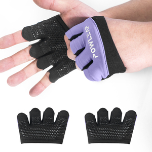 Mujeres Hombres Cross Fitness Training WODS Guantes de levantamiento de pesas Acolchado de silicona Antideslizante Culturismo Powerlifting Guantes de gimnasio - Product Image 5