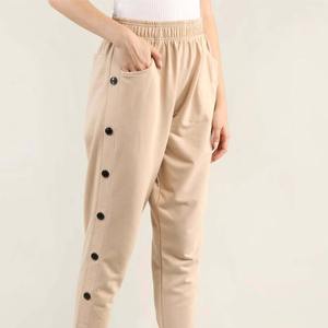 Pantalones Jogger de alta calidad para mujer con bolsillos: pantalones de chándal elegantes y funcionales para trajes casuales diarios - Product Image 1