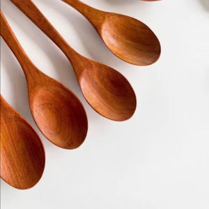 Cuchara de Madera Clásica Antiadherente, Herramienta de Cocina y Servicio Natural Pura para Cocina, Hotel/Restaurante - Product Image 1