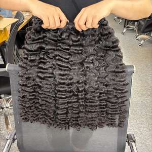 Extensions de cheveux vierges bruts 100 % naturels du Cambodge, non-Remy, à double trame, lisses, toutes couleurs disponibles, vente en gros - Product Image 5