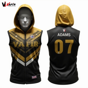 Maillot de football 7 contre 7 personnalisé de haute qualité, respirant, à séchage rapide, compression, sublimé, en spandex/polyester, sans manches, vente chaude - Product Image 3
