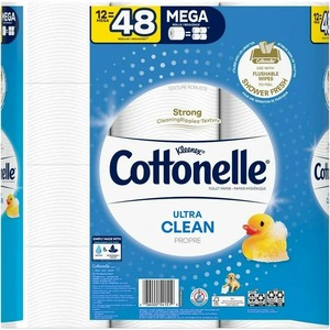 Cottonelle Ultra Clean Lingettes Humides 12 Rouleaux Standard 312 Feuilles Par Rouleau Papier Toilette Jetable Fabriqué en Pâte de Bambou DE - Product Image 3
