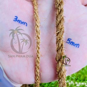 Fabricante DE FÁBRICA DE Vietnam de fibra de coco hecha a mano natural cuerda decorativa giro ecológico de alta calidad para manualidades DIY - Product Image 3