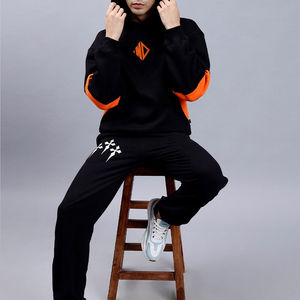 Sweat-shirts unis épais en molleton de coton surdimensionné personnalisés, poids lourd 350 400 480 Gsm, prix bas - Product Image 5