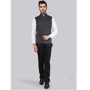 Chaleco Formal Gris Oscuro de Calidad de Exportación para Hombre, Chaleco de Traje para Reuniones de Negocios, Ropa de Oficina, Bodas y Eventos Corporativos - Product Image 4