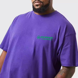 Nouveau T-shirt décontracté à col rond pour homme, coupe classique, 200g, 100% coton, impression numérique, respectueux de l'environnement - Product Image 2