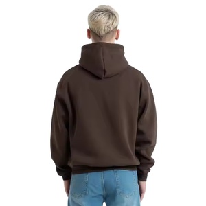 Sweat à capuche surdimensionné 100 % coton pour homme, broderie strass, style français 3D, polaire hiver anti-rétrécissement, service OEM - Product Image 6