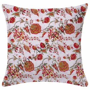 18" Indian Cushion <b>Cover</b> Throw Floral Hand Block Print Home Decorative Traditional Ethnic Art - Product Image 6