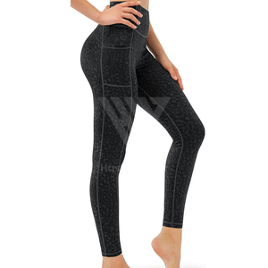 Vêtements de sport en gros, impression par sublimation, collants pour femmes, leggings tendance, streetwear, leggings de sport - Product Image 5