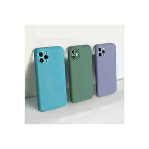 Étui de protection en silicone liquide (LSR) de qualité supérieure, ajustement slim, pour iPhone SE 2022, 14 Plus, 13 Pro Max, coques de téléphone portable - Product Image 5