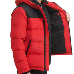 Veste d'hiver pour homme de haute qualité, légère, à capuche, respirante, séchage rapide, logo sur le devant, pour l'extérieur, en vente - Product Image 2