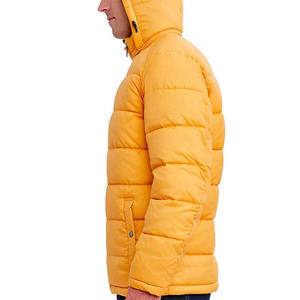 Solid <b>Pattern</b> Men Nonwoven High Street Casual Stand Collar Zipper <b>Quilted</b> Waterproof Eco-Friendly Heated Breathable Front - Product Image 3