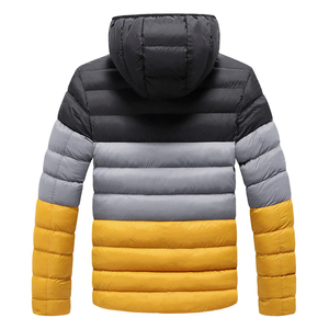 Chaqueta acolchada gruesa con logotipo personalizado OEM, chaqueta de invierno personalizada de alta calidad impresa para hombre, chaqueta acolchada con burbujas, ropa de invierno - Product Image 2