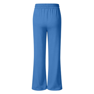 กางเกงแฟชั่นขายส่ง ทรงตรงขาบาน สไตล์ลำลอง กางเกงวอร์มผู้หญิง กางเกงผ้าฝ้ายฟลีซแบบสั่งทำ กางเกงขาบานทรงตรงสำหรับผู้หญิง - Product Image 3