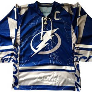 Pantalons de hockey sur glace personnalisés de qualité supérieure, sublimation |   Uniformes de hockey sur glace personnalisés écologiques à séchage rapide |   100% polyester - Product Image 6