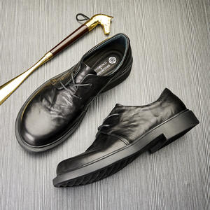 Chaussures de bureau en cuir véritable pour hommes avec semelle extérieure résistante à l'usure et semelle intérieure respirante, chaussures formelles - Product Image 5